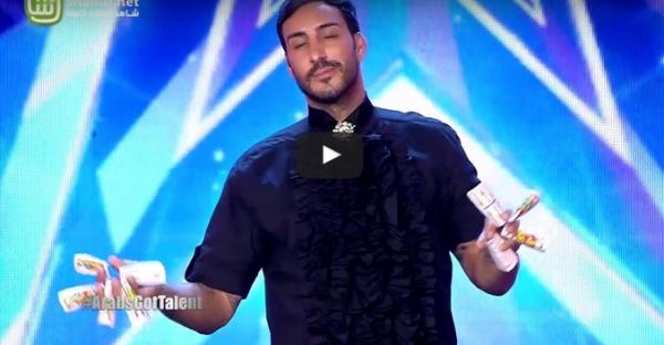ساحر مغربي  "Arabs Got Talent" يبهر بعرضه لجنة تحكيم