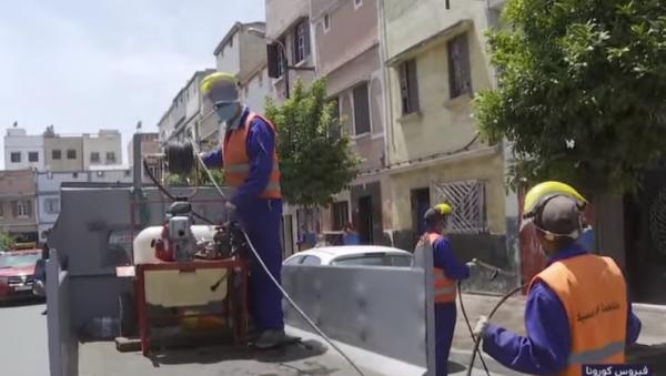 استمرار عمليات التحسيس الميداني والتعقيم في عدد من مناطق المملكة