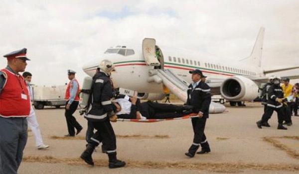 مطار محمد الخامس بالدار البيضاء..إجراء تمرين في مجال أمن وسلامة الطيران المدني
