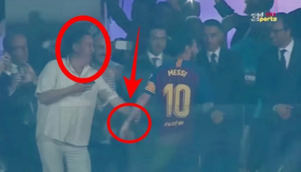 هو خضار و معندو حتى صفة .. "أخبارنا" تكشف هوية الشخص اللي فرطو "ميسي" خلال نهائي السوبر الإسباني
