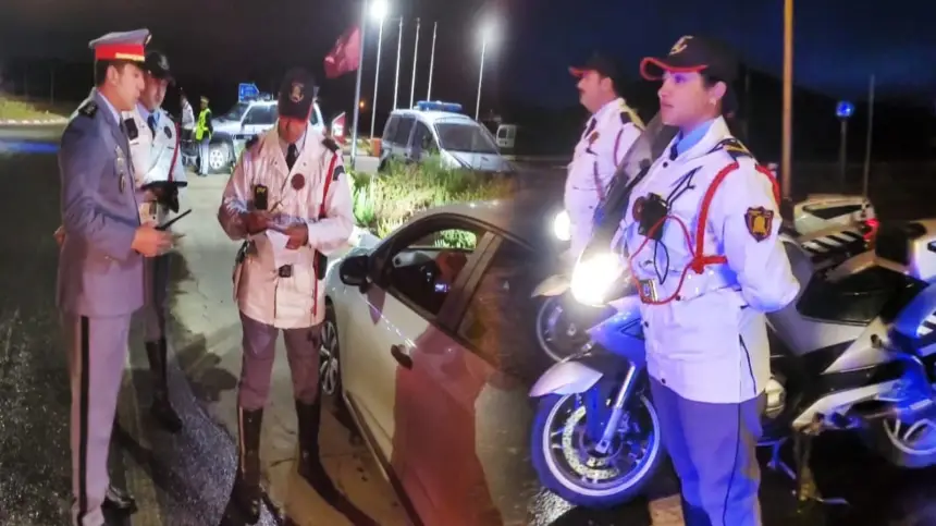 شاهد كيف تحركت عناصر الدرك الملكي على الحدود الجزائرية لتأمين المواطنين المغاربة ليلة البوناني