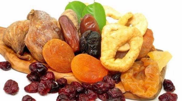 السعرات الحرارية بالفواكه المجففة أعلى من الطازجة