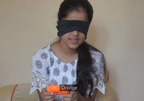 أغرب من الخيال...طفلة تستطيع التمييز بين الألوان عن طريق الشم فقط