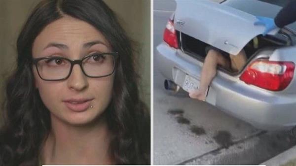 سيدة تعثر على رجل عار في صندوق سيارتها