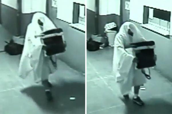 بالفيديو: "أشباح" تسرق أجهزة إلكترونية من مبنى في البرازيل