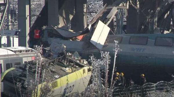 "قطار الموت" في تركيا.. كاميرا للمراقبة ترصد لحظة الكارثة (فيديو)