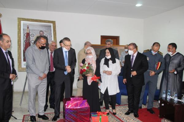 ولاية جهة بني ملال خنيفرة تحتفي بالتلميذة آية أكرجوط ملكة الرياضيات الافريقية 2021