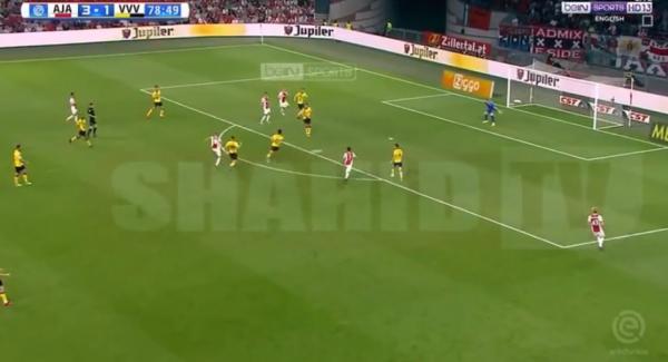 الهدف الصاروخي الرائع لمايسترو الكوورة المغربية حكيم زياش اليوم وانبهار المعلق