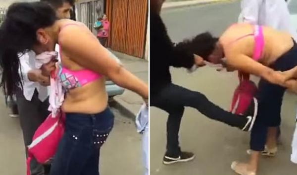 شاهد ماذا حصل لهذه المرأة التي حاولت اختطاف طفل في تشيلي