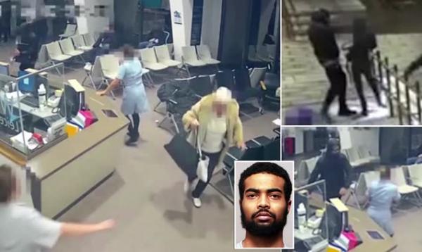 بالفيديو.. "شجاعة استثنائية" لممرضة أمام مسلح "متوحش"