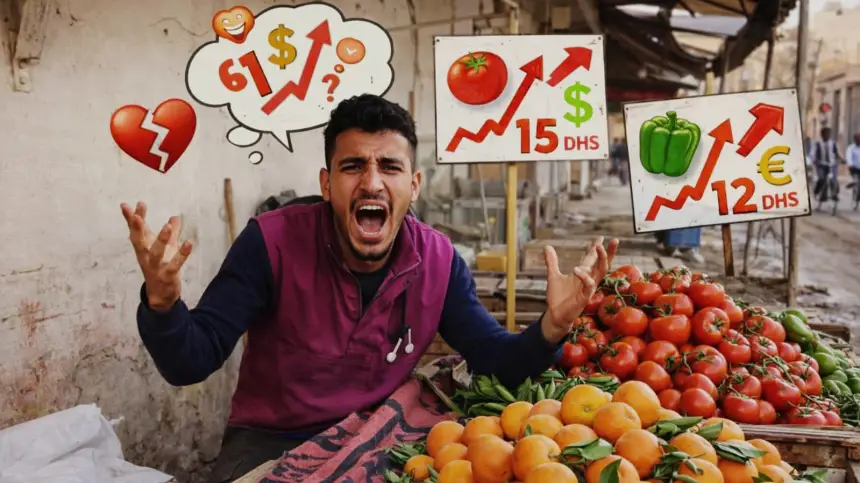 خضار: مبقيناش عارفين السبب ديال هاد الغلاء والدرويش الله يحسن ليه العون وكل واحد وباش كيبيع