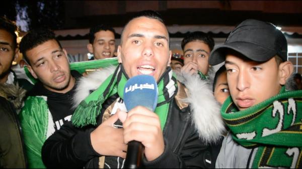 حماس وتصريحات جماهير الرجاء البيضاوي قبل انطلاق مقابلة فيتا كلوب بكينشاسا