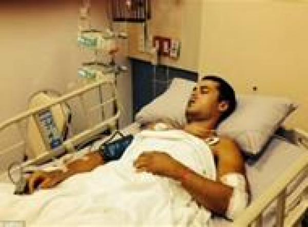 بالفيديو:  نجاة شاب بأعجوبة سقط من الطابق الـ 6 وهو يسير في نومه