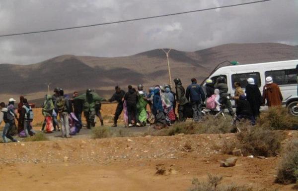 العدل والإحسان بكلميم تندد بالعنف الغير المبرر في حق ساكنة تغمرت