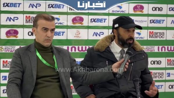 السكتيوي فخور بلاعبيه رغم الهزيمة أمام الرجاء