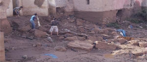 المياه تغمر ستة منازل بدوار ضواحي مراكش إثر تساقطات مطرية غزيرة بالمنطقة