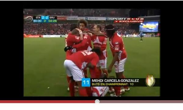 بالفيديو: المهدي كارسيلا ينقذ ستاندار من الخسارة في الدوري البلجيكي 