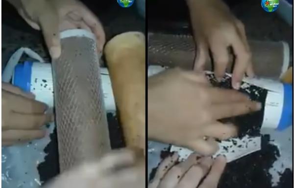 شاهد ماذا وجدت أسرة مغربية بعد وضع "فيلتر" لصنبور الماء