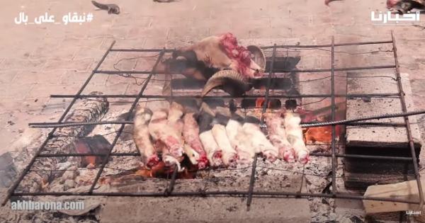 كواليس تشواط رؤوس الأضاحي في عيد الأضحى.. وشباب الحي: هادي الفرصة ديالنا فين كندبرو على ريوسنا