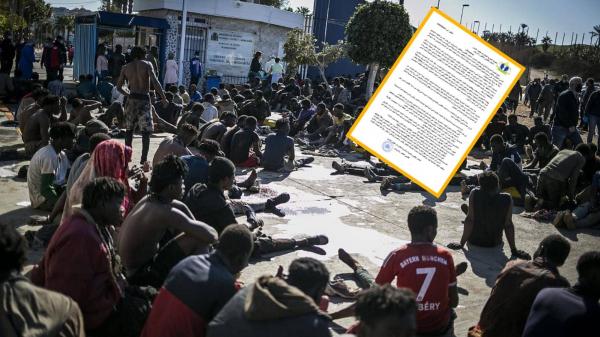 "العصبة" تعلن تضامنها مع قوات الأمن العمومي ضحايا مأساة "مليلية" وتؤكد أن الحادث مدبر من قبل عصابات الاتجار  بالبشر