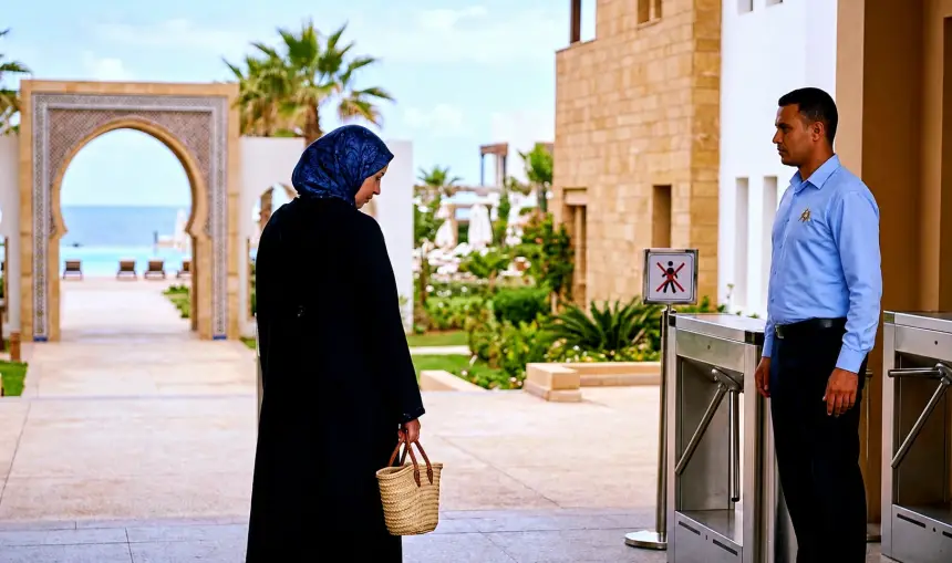 بعد تعاطف واسع مع سيدة محجبة.. إدارة فضاء سياحي بالبيضاء ترد على واقعة "المنع" برواية مضادة