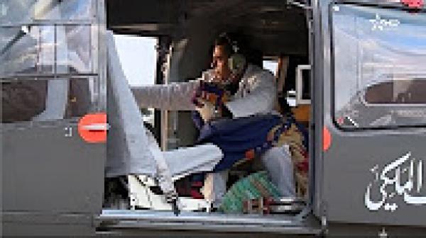 نقل رضيع بمروحية الدرك الملكي الى المستشفى الاقليمي بأزيلال