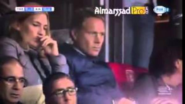 تحركات بادو الزاكي خلال مباراة توينتي و أياكس