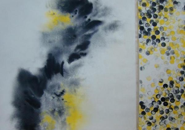 الادريسية اوديدان تتحاور مع الألوان في معرض جديد بالرباط