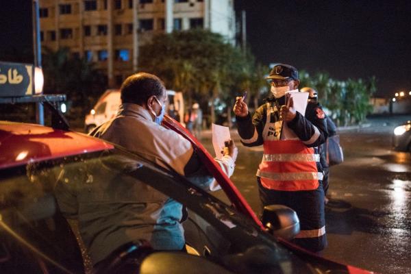 توقيف أزيد من نصف مليون مغربي بسبب عدم إرتداء الكمامة