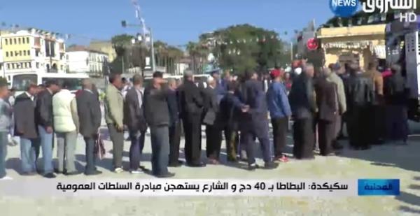 جزائريون في طوابير طويلة من أجل شراء البطاطس