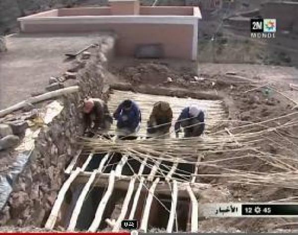 بيوت مغربية على الطريقة التقليدية 