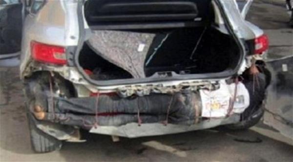 شاهد أين اختبأ هذا اللاجئ ليتسلل إلى أوروبا