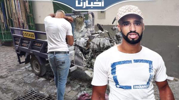 كان مصدر عيش أسرته الوحيد.. شاب احترق "تريبورتوره" يناشد المحسنين