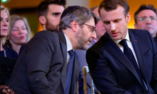 الحاخام والرئيس الفرنسي