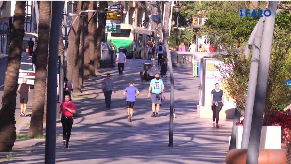 هكذا أصبحت الشوارع في سبتة بعد سماح السلطات بالخروج لممارسة الرياضة بشكل فردي