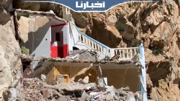 سلطات الفنيدق تهدم المنازل غير القانونية بقرية بليونش الحدودية مع سبتة المحتلة