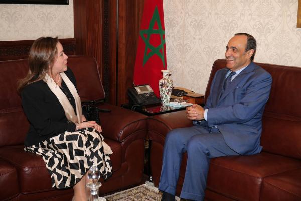 المالكي لسفيرة كولومبيا:موقفكم إزاء قضية الصحراء المغربية جد إيجابي ومتجه نحو المستقبل