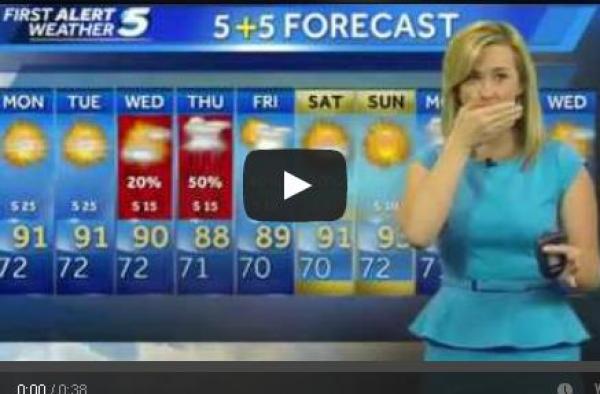 بالفيديو.. مذيعة نشرة جوية تصاب بالرعب على الهواء لمفاجأتها بزلزال