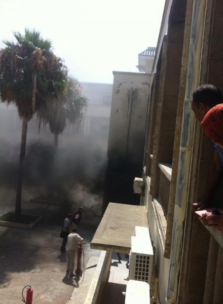 رعب وتدافع داخل ابتدائية الدار البيضاء بعد تصاعد ألسنة اللهب