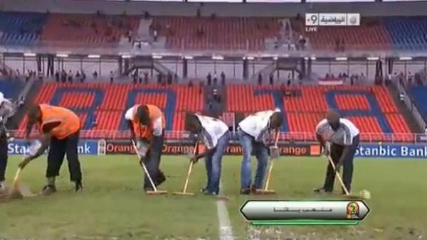 كأس إفريقيا تغرق تحت الماء