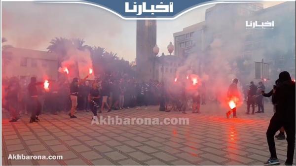 الجماهير الوجدية تحتج على المكتب المسير قبل مواجهة الوداد