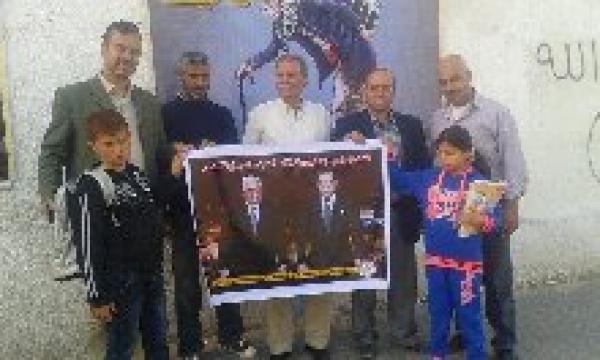 إنتاج أول أغنية فلسطينية بعنوان " فلسطين تهديك السلام" لجلالة الملك محمد السادس