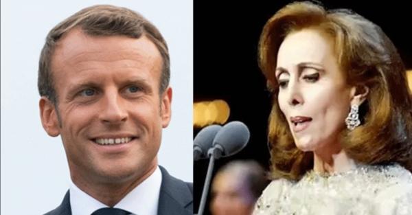 "ماكرون" في زيارة خاصة للمطربة اللبنانية "فيروز" الإثنين المقبل