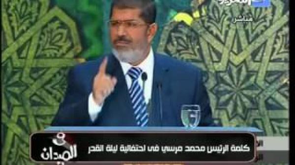شاهد ماذا قال مرسي للمشير وعنان بعد عزلهم