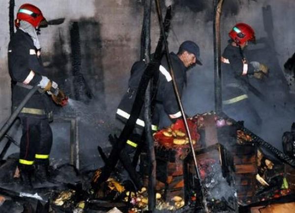 حريق بمحلات تجارية بمراكش يخلف خسائر مادية جسيمة