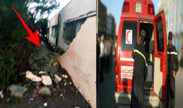 انهيار جدار مدرسة بعين عتيق يتسبب في وفاة رجل وإصابة شخصين