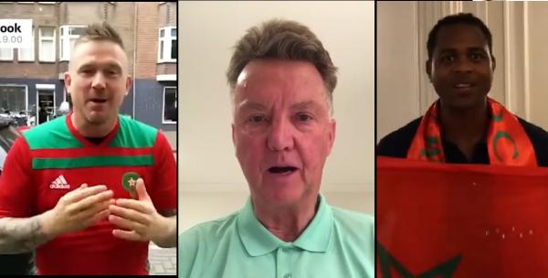 طريف...نجوم هولنديون يشجعون أسود الأطلس في المونديال بالعربية