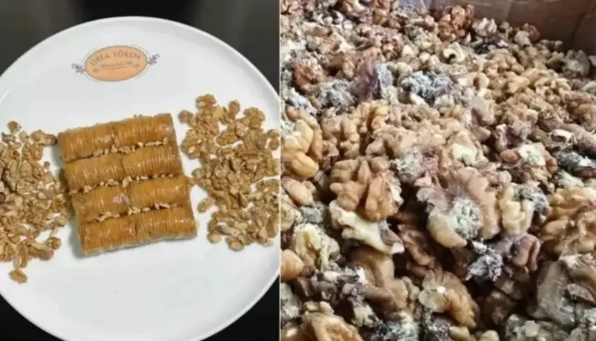 فضيحة جوز فاسد تهز تركيا وتورّط شركة شهيرة في صنع الحلويات