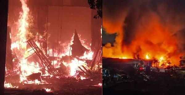 بالفيديو.. حريق مهول يلتهم "سوق الصالحين" بسلا مخلفا خسائر مادية فادحة