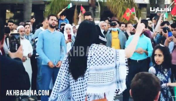 طنجة.. وقفة احتجاجية حاشدة تضامنا مع الشعب الفلسطيني